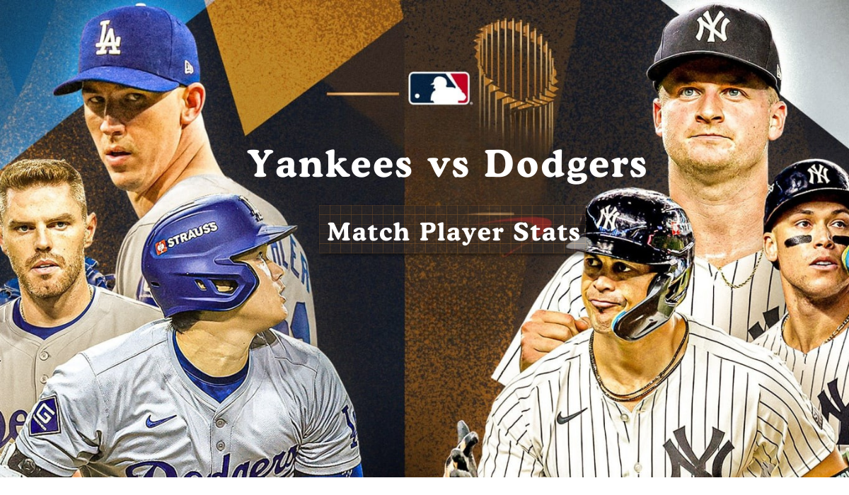 Yankees vs Dodgers Match Player Stats