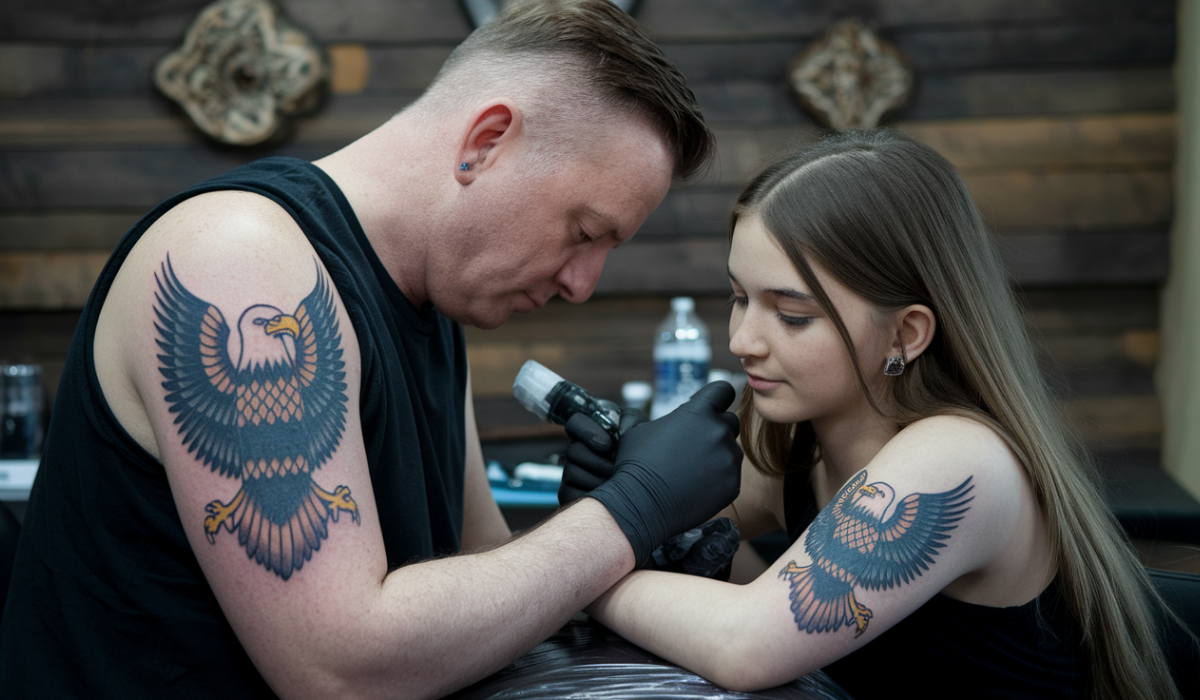 father daughter tattoos